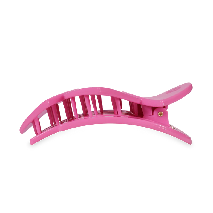 Teleties | Heart to Heart Large Flat Hair Clip - Pink