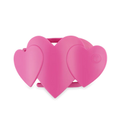 Teleties | Heart to Heart Medium Flat Hair Clip - Pink