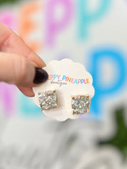 Luxe Glitter Studs