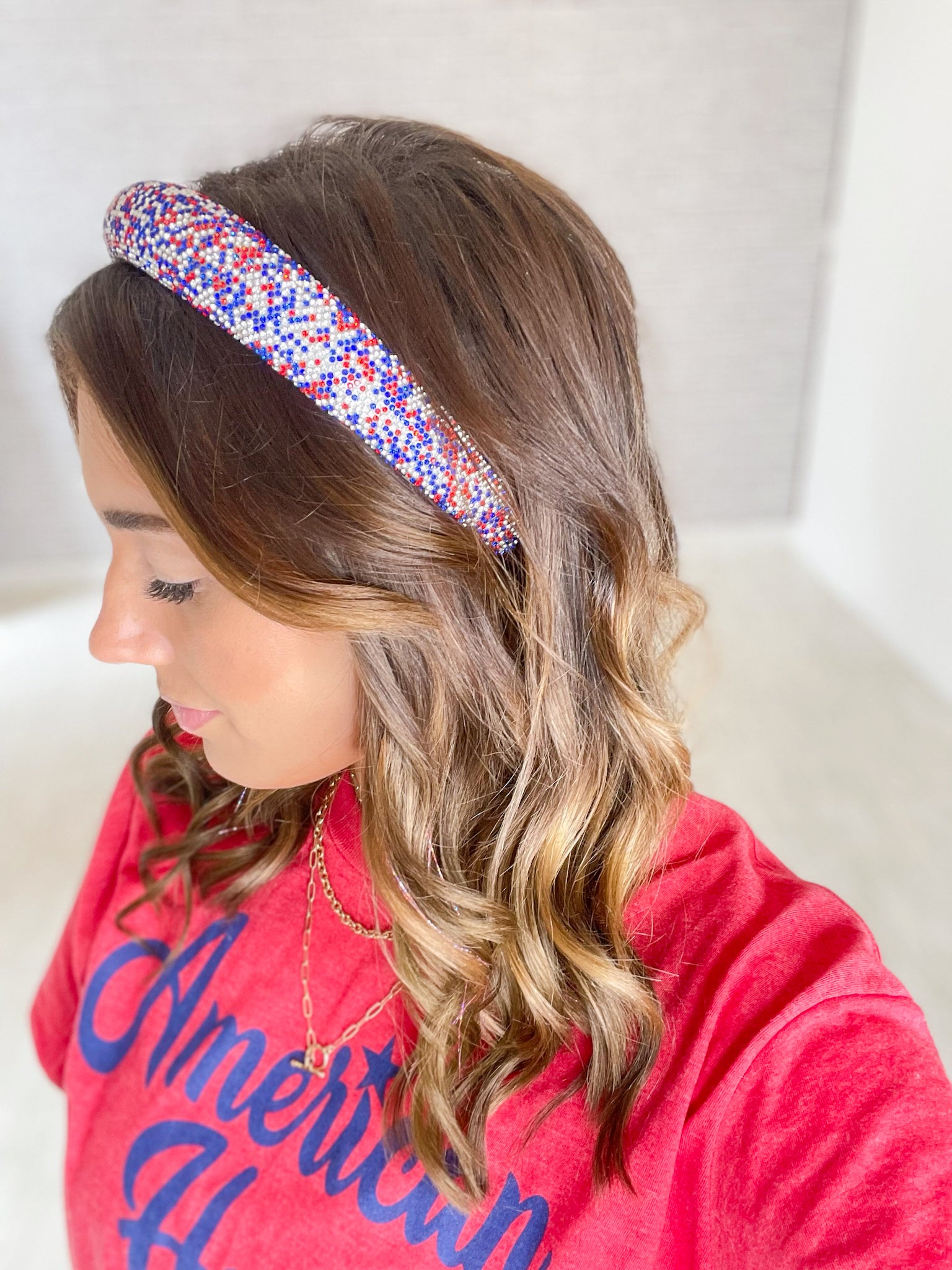 USA Multi Color Cushion Headband