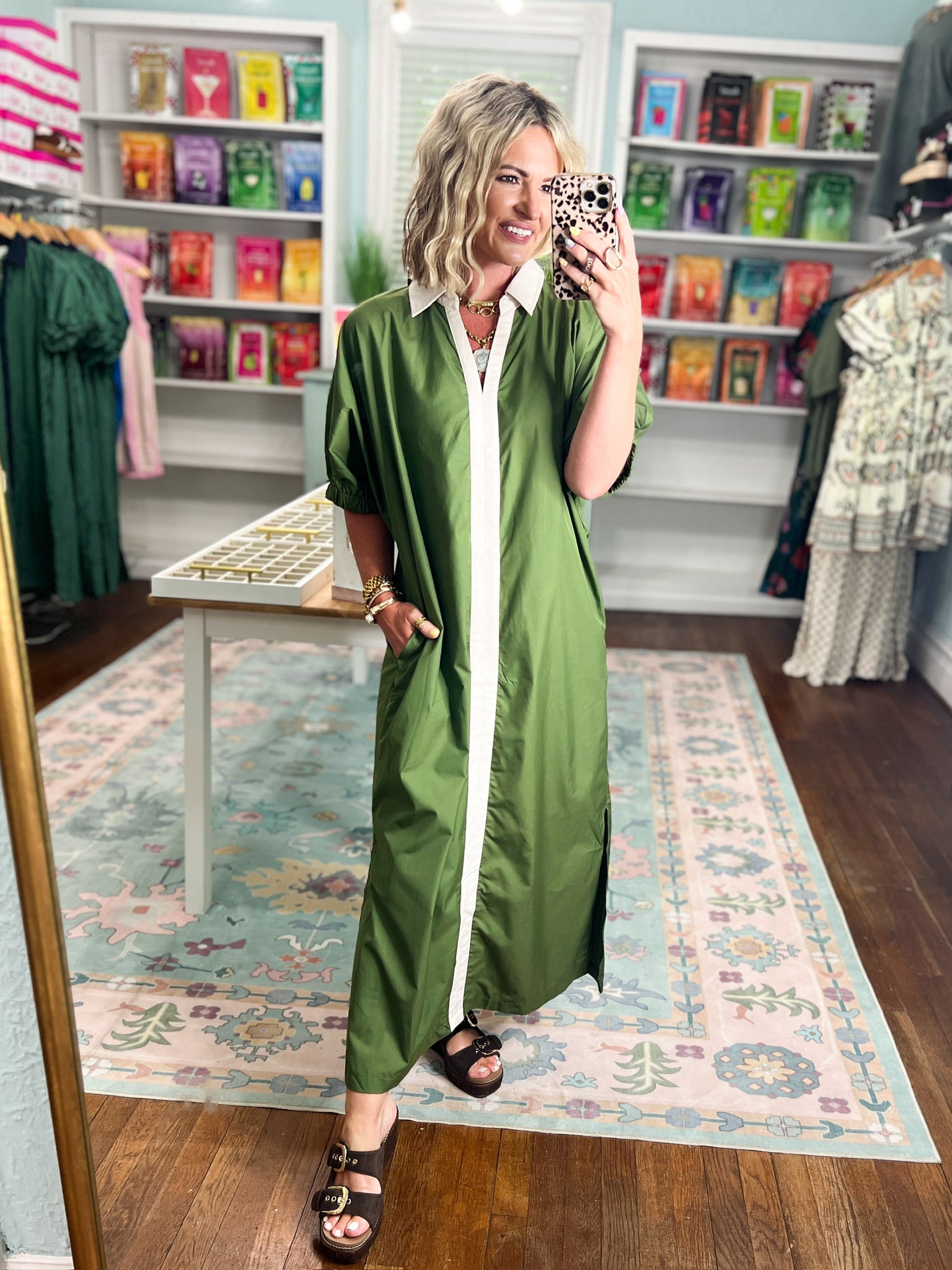 Olive You Always Midi Dress