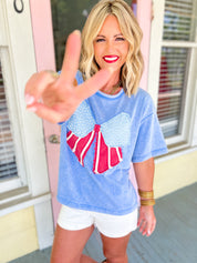 Miss Liberty Vintage Bow Top