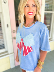 Miss Liberty Vintage Bow Top