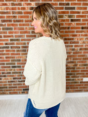 Made You Mine Knit Sweater - Cream