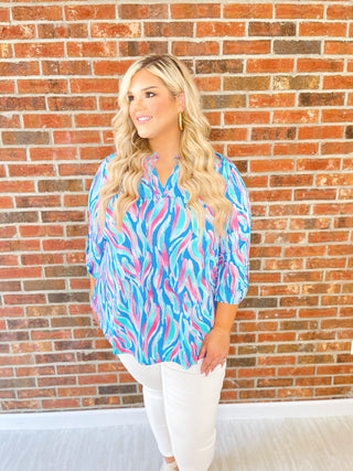 The Lizzy Top - Teal