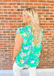 Blooming Possibilities Top - Green