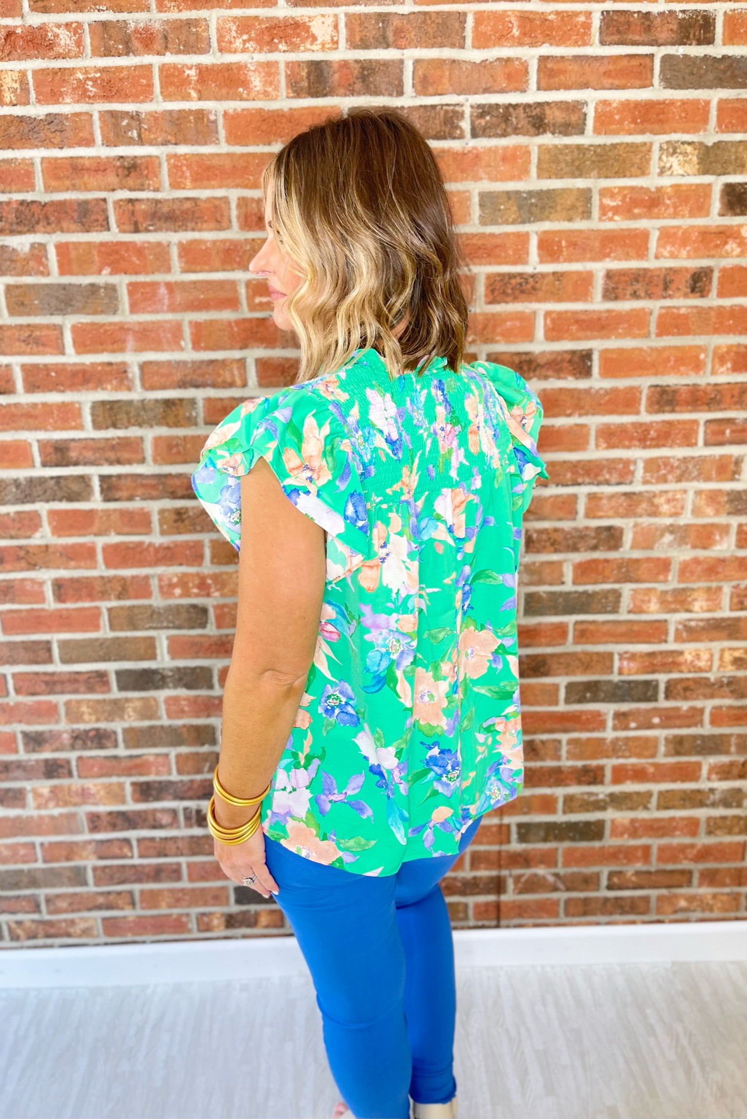 Blooming Possibilities Top - Green