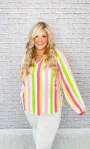 Let it Slide Stripe Top