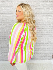 Let it Slide Stripe Top