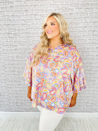 You Are Enough Paisley Top