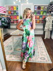 Wildflower Whimsy Floral Maxi Dress