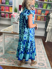 Free Spirit Tiered Midi Dress