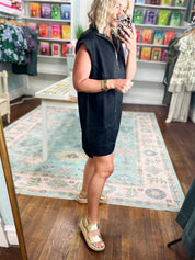 Stay On Your Mind Mini Dress - Black