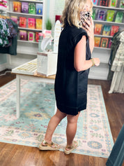 Stay On Your Mind Mini Dress - Black