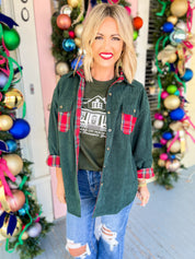 So Plaid to Meet You Reversible Corduroy Shirt