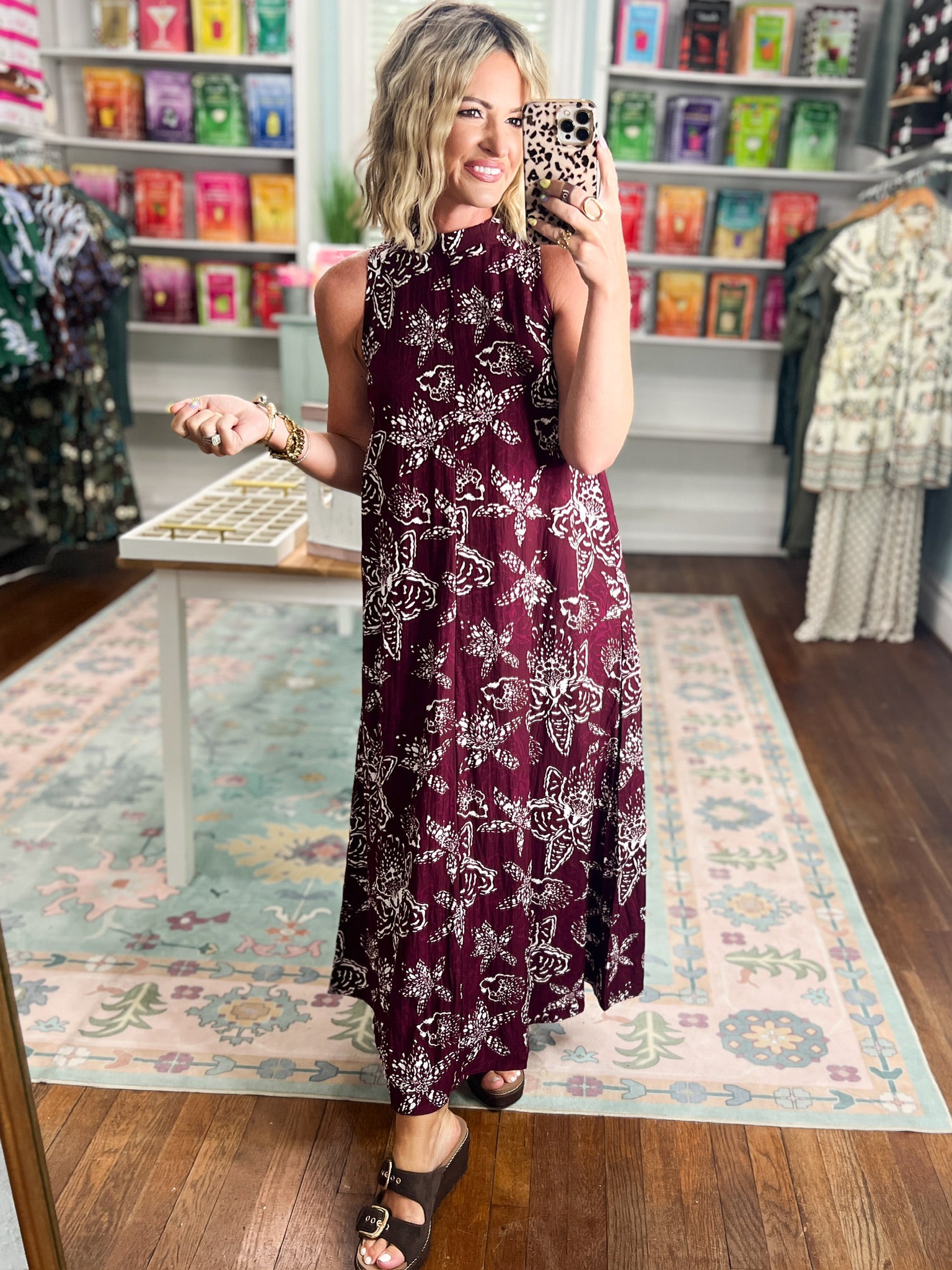 September Blooms Floral Maxi Dress