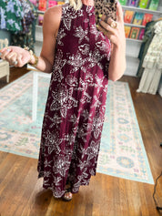 September Blooms Floral Maxi Dress