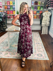 September Blooms Floral Maxi Dress