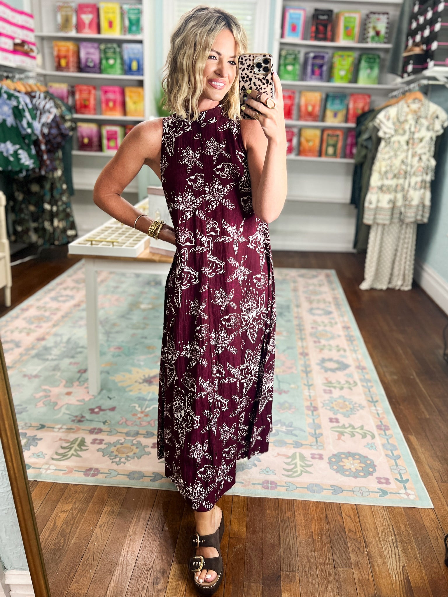 September Blooms Floral Maxi Dress