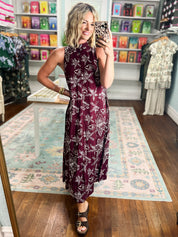 September Blooms Floral Maxi Dress