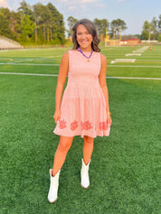Clemson Seersucker Dress