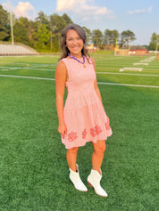 Clemson Seersucker Dress
