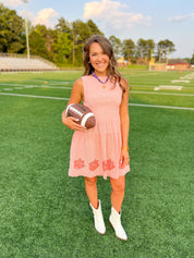 Clemson Seersucker Dress