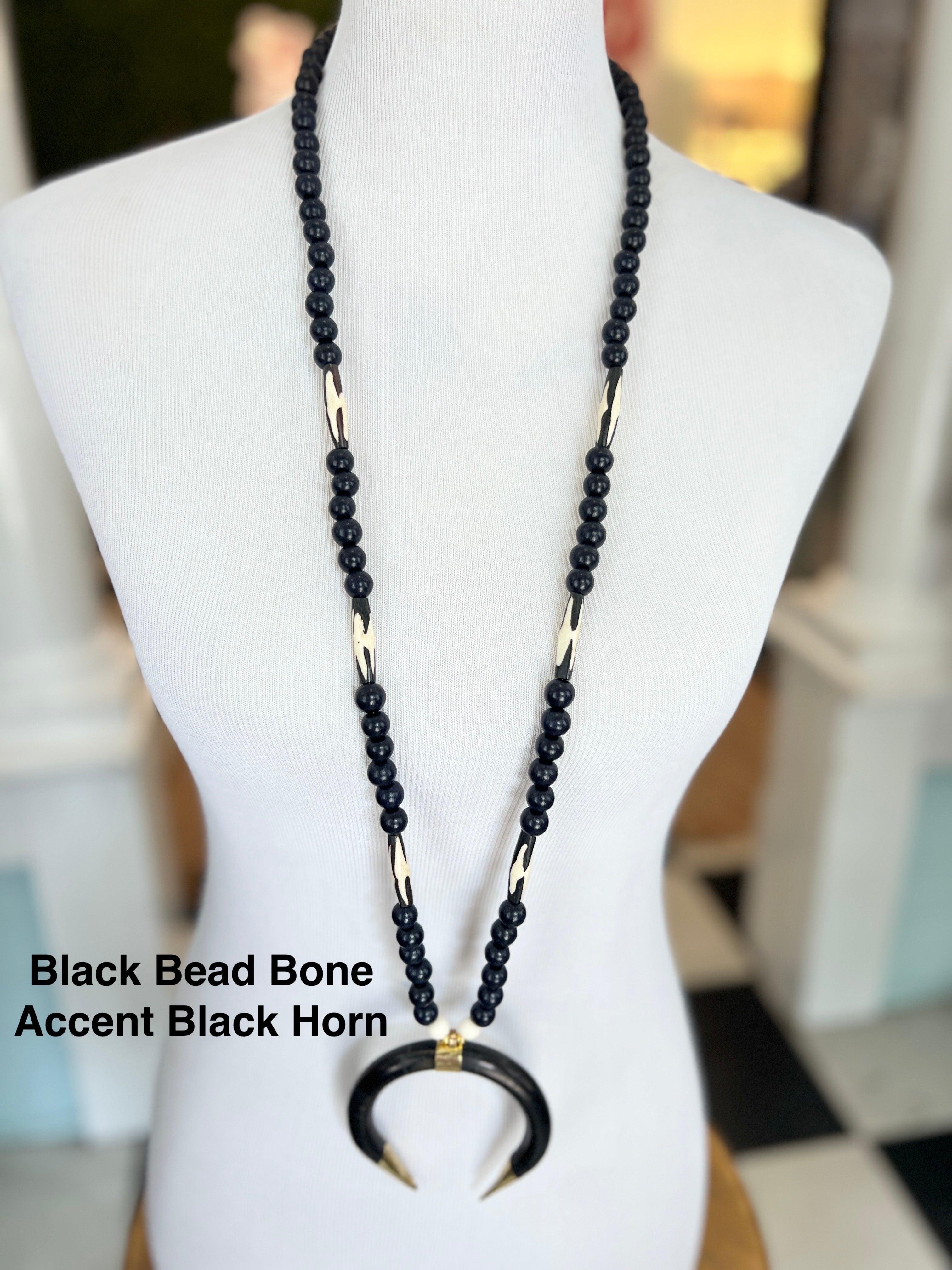 PPB Handmade Horn Necklaces