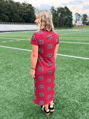 South Carolina Ribbed Midi Dress