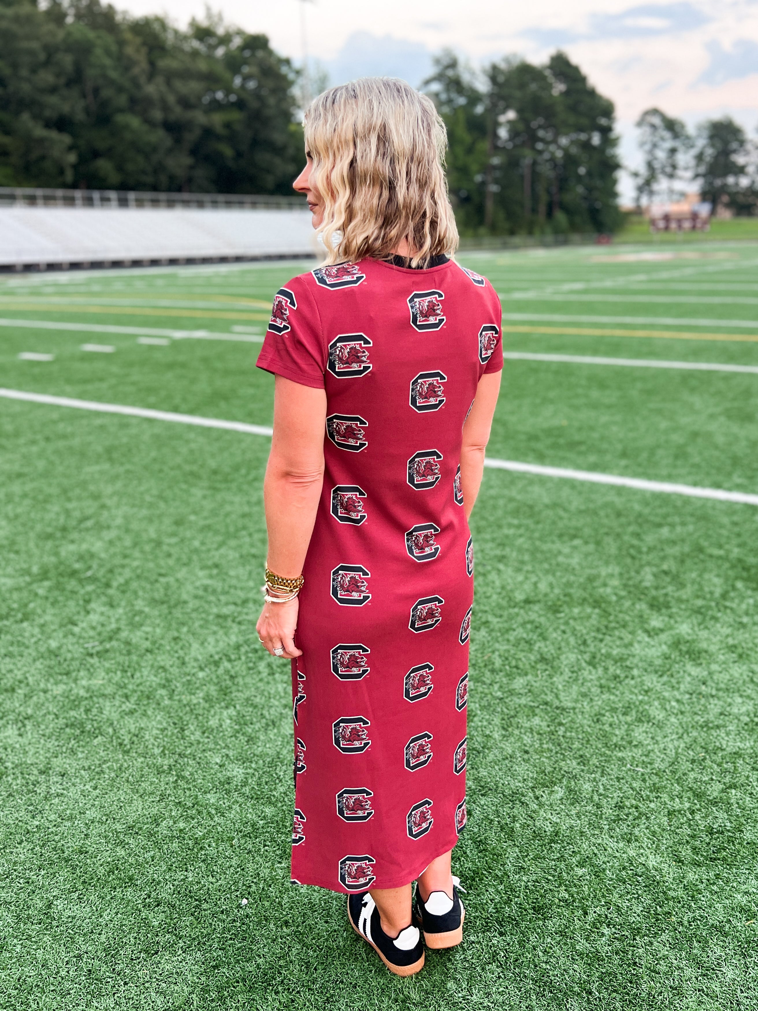 South Carolina Ribbed Midi Dress