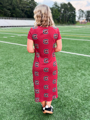 South Carolina Ribbed Midi Dress