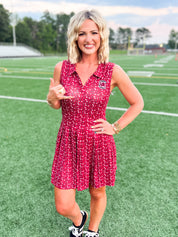 South Carolina Pleated Tennis Dress