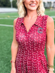 South Carolina Pleated Tennis Dress