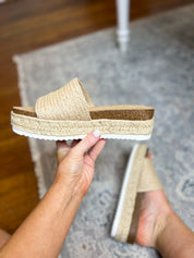 Charlotte Espadrille Platform Sandal