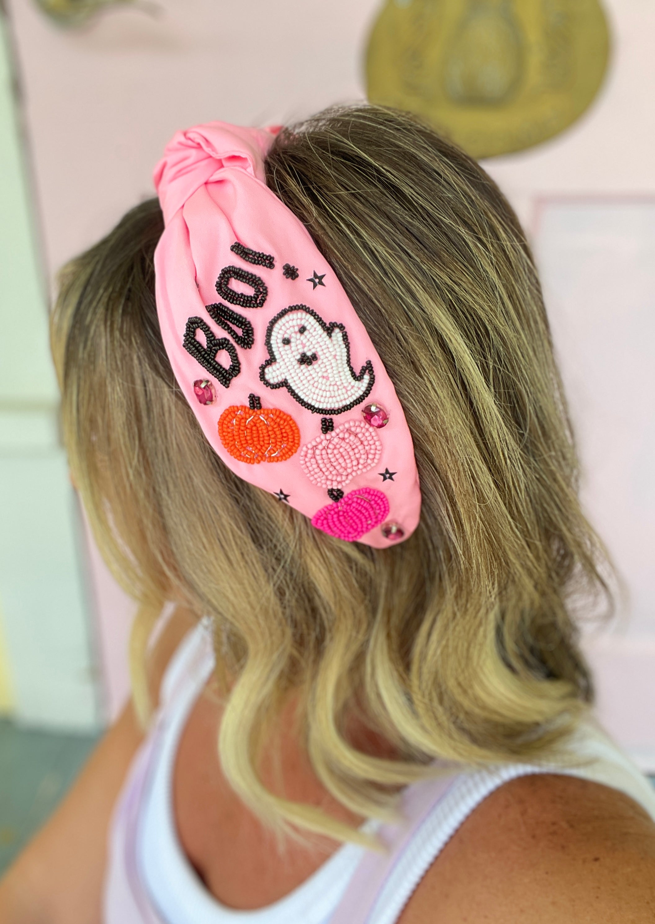 Halloween "BOO" Ghost Headband