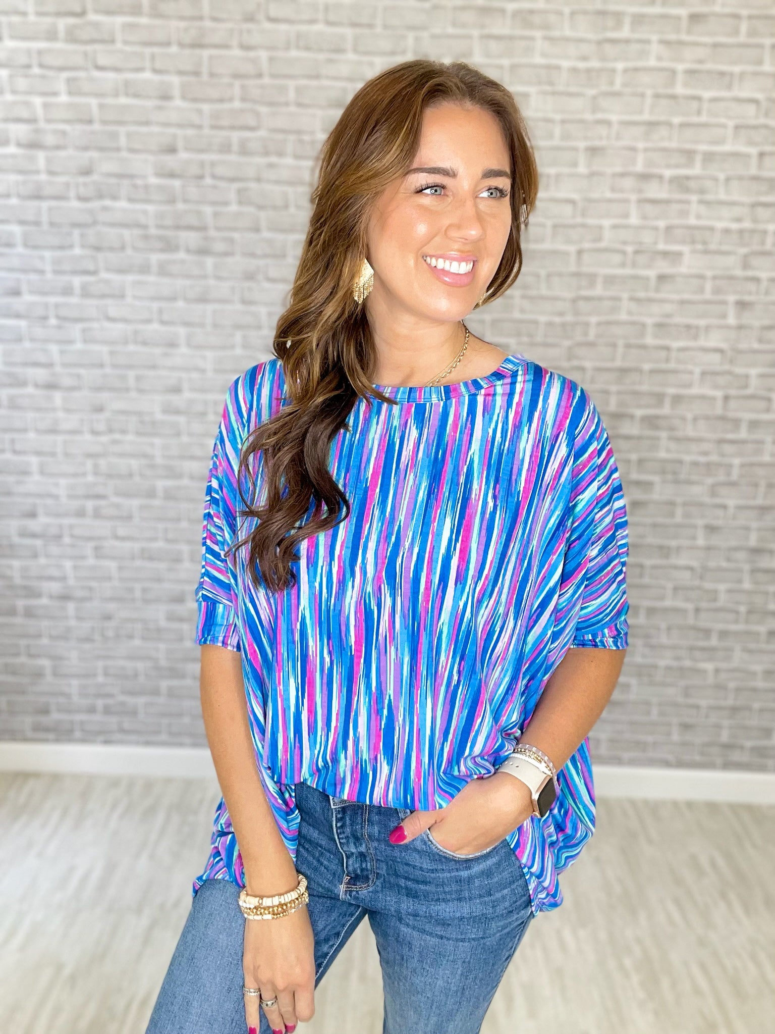 The Dear Scarlett Taylor Top - Oh So Colorful