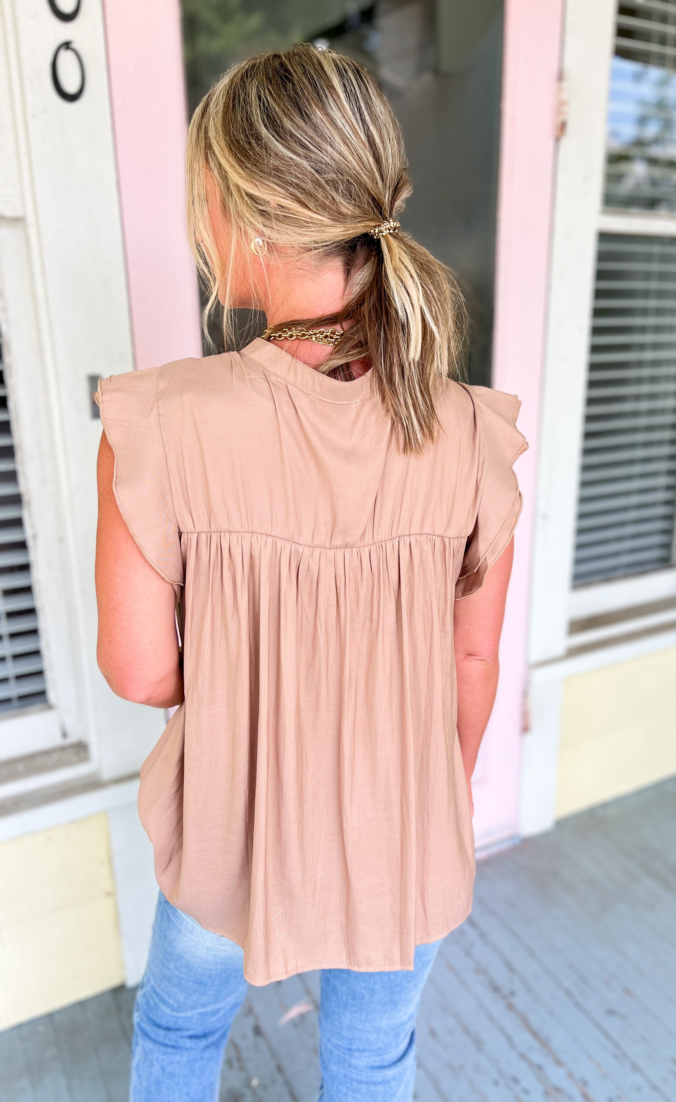 Fashionable Fave Top - Cappuccino