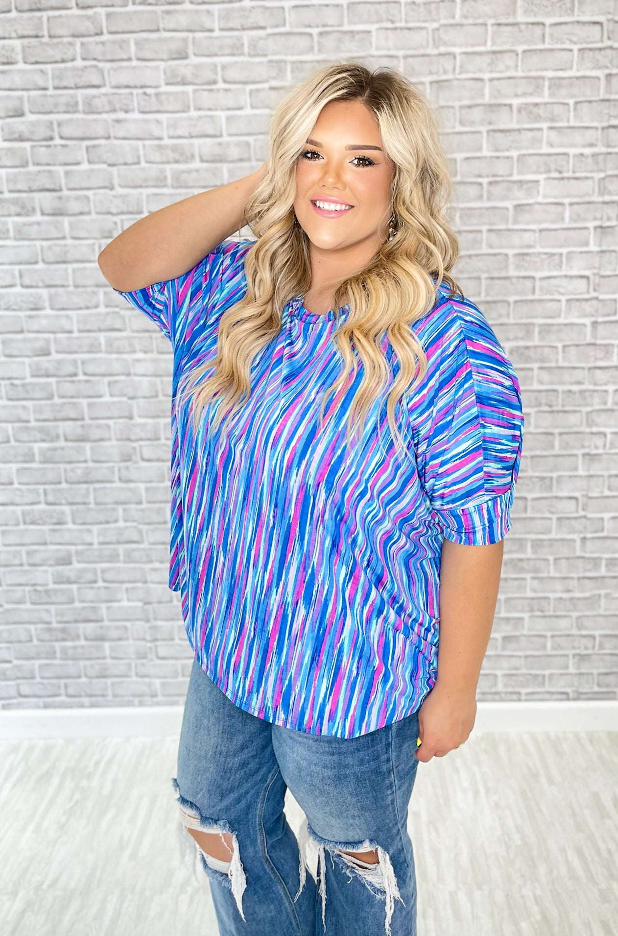 The Dear Scarlett Taylor Top - Oh So Colorful