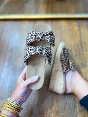 Corkys| Bowed Up Sandals - Leopard