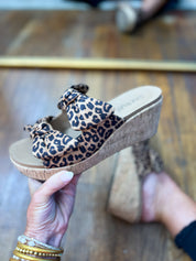 Corkys| Bowed Up Sandals - Leopard