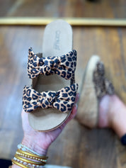 Corkys| Bowed Up Sandals - Leopard