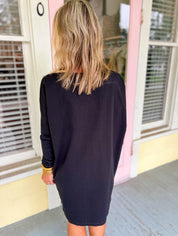 Relaxing Perfection Midi Dress - Black