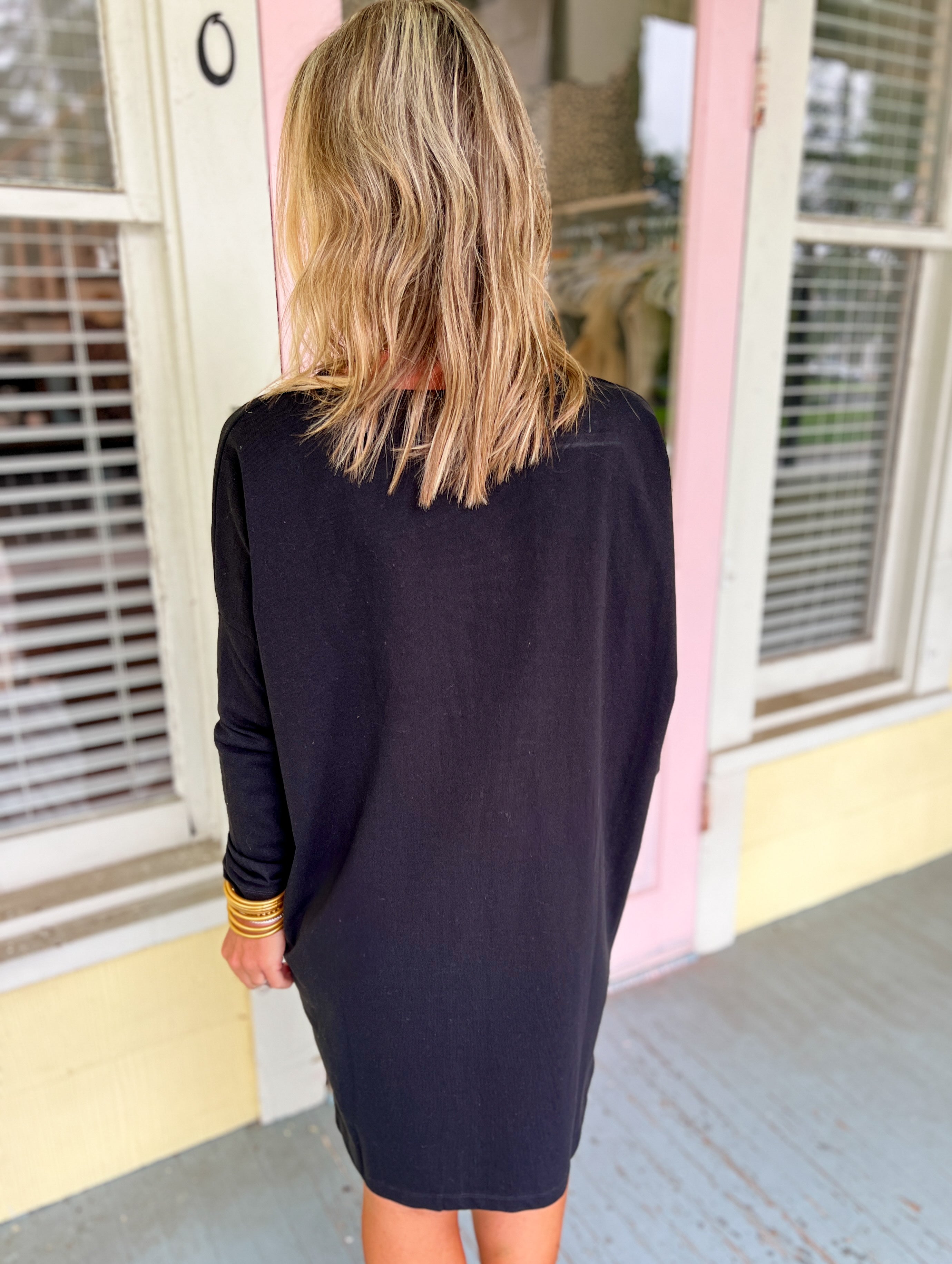 Relaxing Perfection Midi Dress - Black
