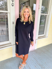 Relaxing Perfection Midi Dress - Black
