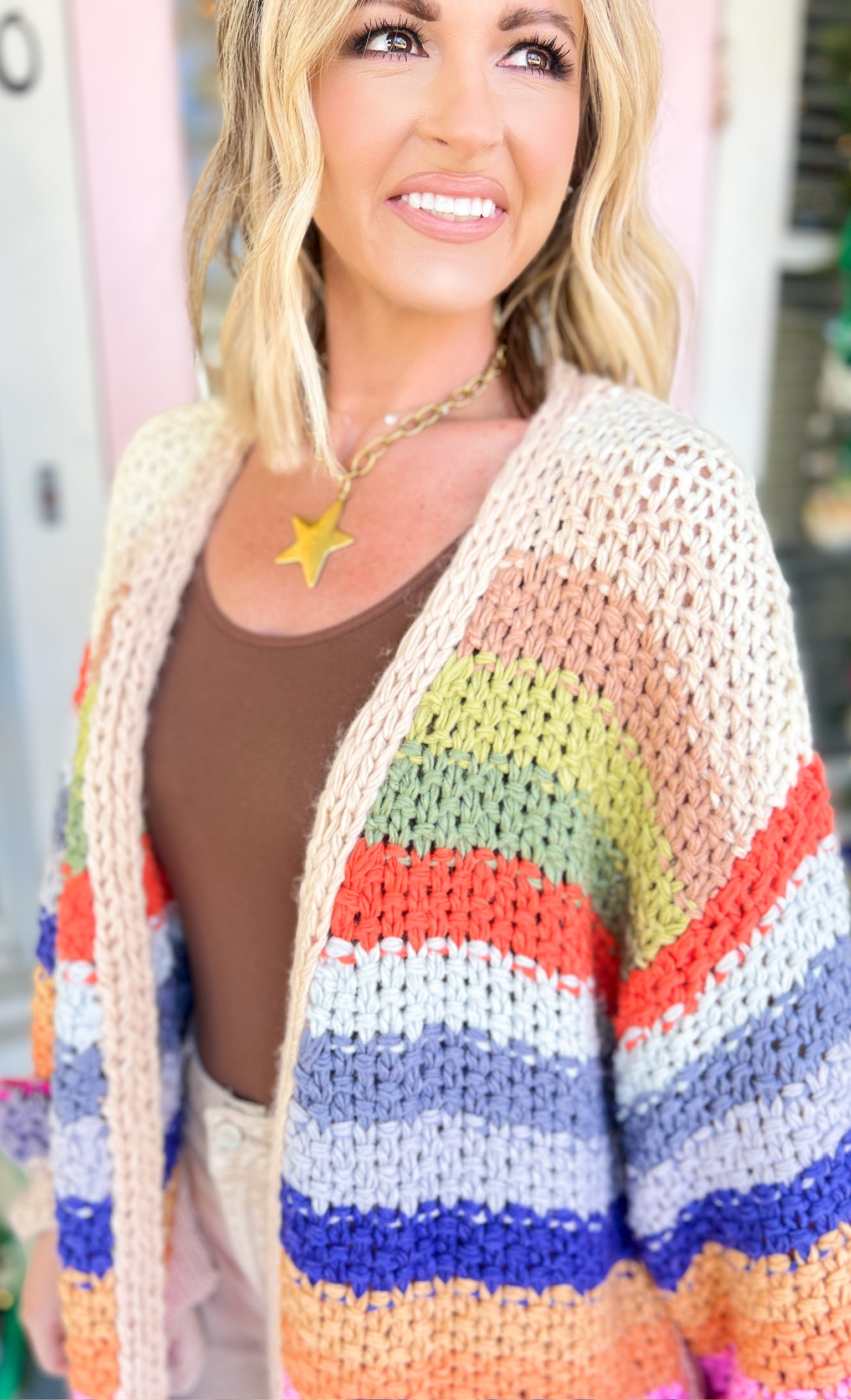 Impressively Sweet Hand Crochet Cardigan