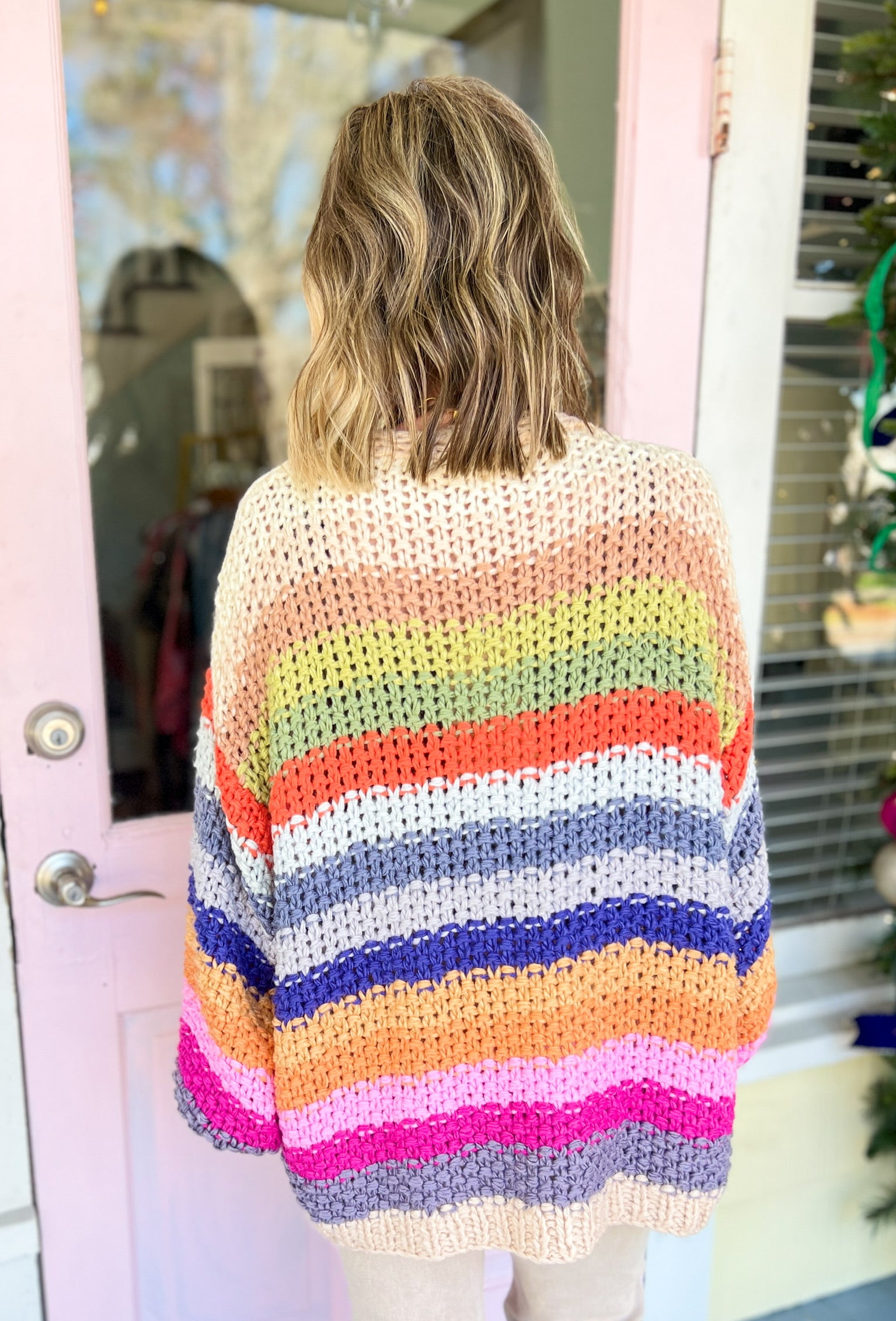 Impressively Sweet Hand Crochet Cardigan