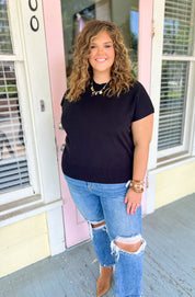 Treat You The Same Top - Black