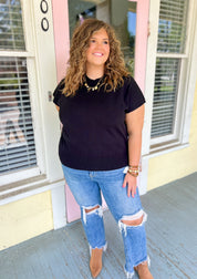 Treat You The Same Top - Black