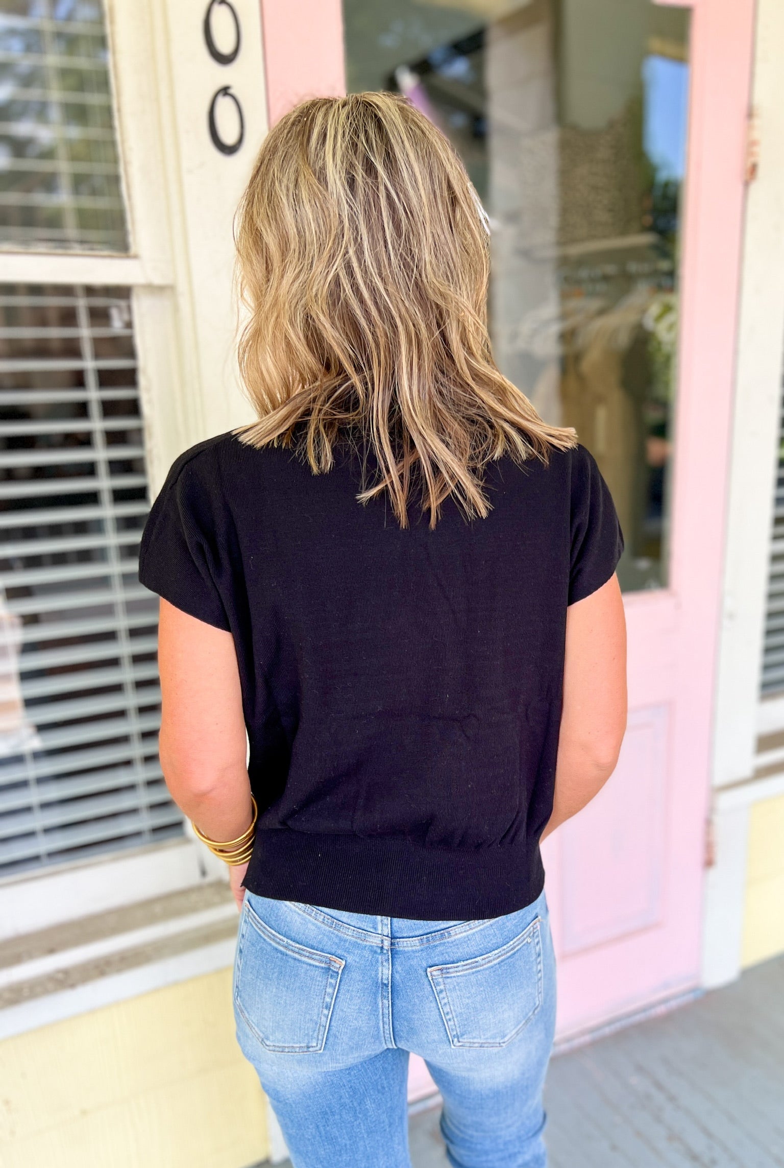 Treat You The Same Top - Black