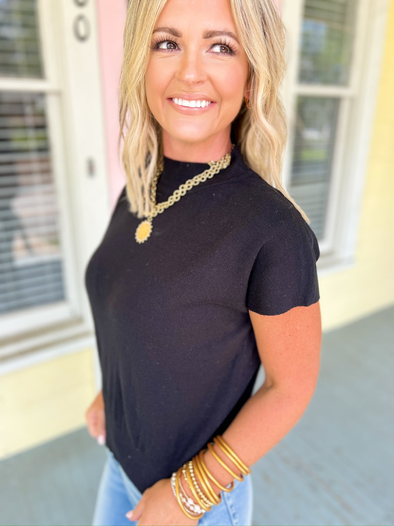 Treat You The Same Top - Black